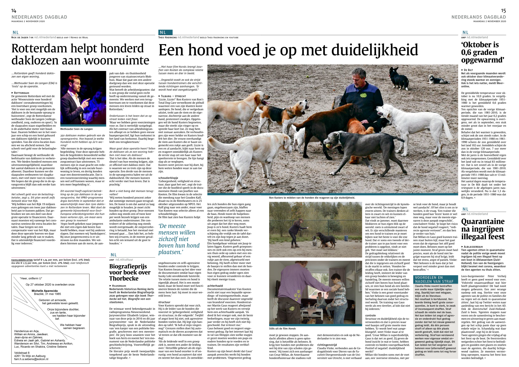 RTDC in Nederlands Dagblad